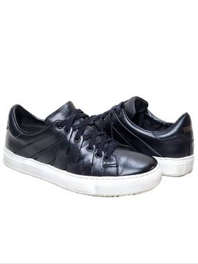 PS821 Alpha Cutout Limited Edition Leather Sneakers Sz 35/5.5 US Black Huarache